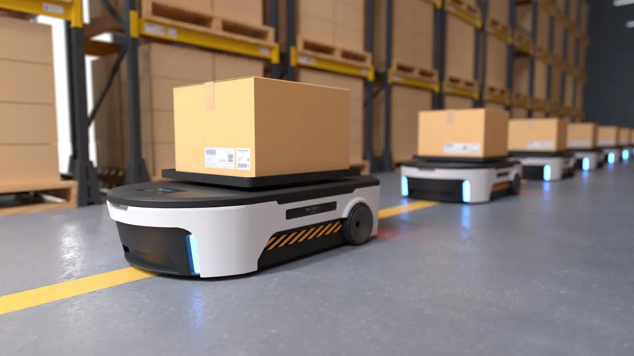 Logistics vehicle robot