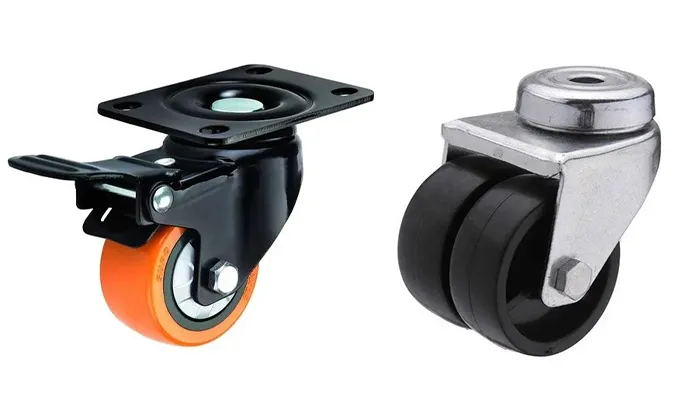 single wheel caster vs dual wheel caster