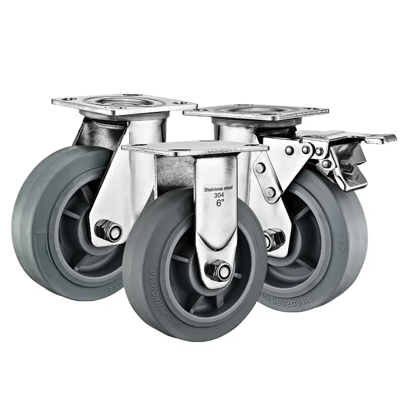 عجلة العجلات المصنوعة من الفولاذ المقاوم للصدأ TPR