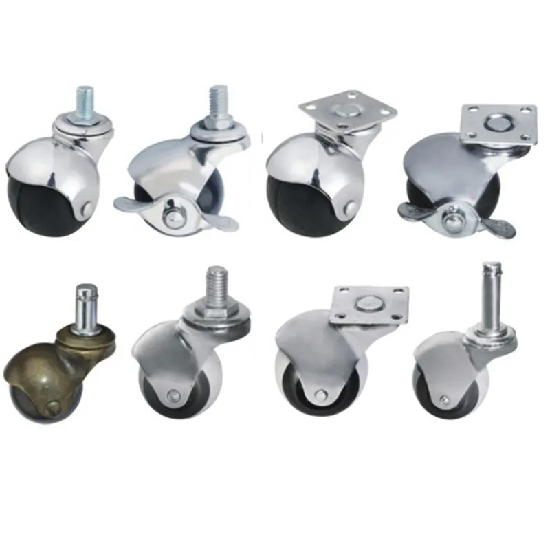 rubber ball casters