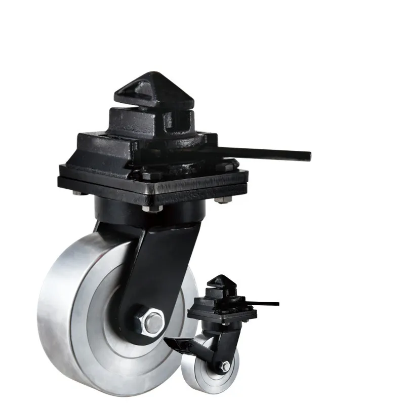 single wheel steel container caster wheels