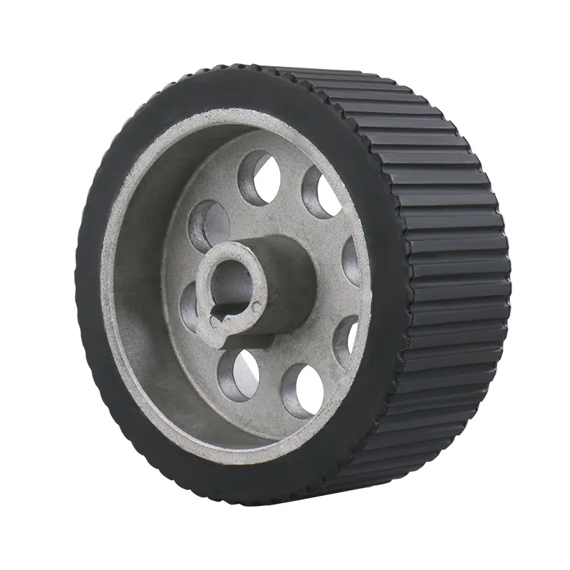 AGV anti-skid rubber drive wheel