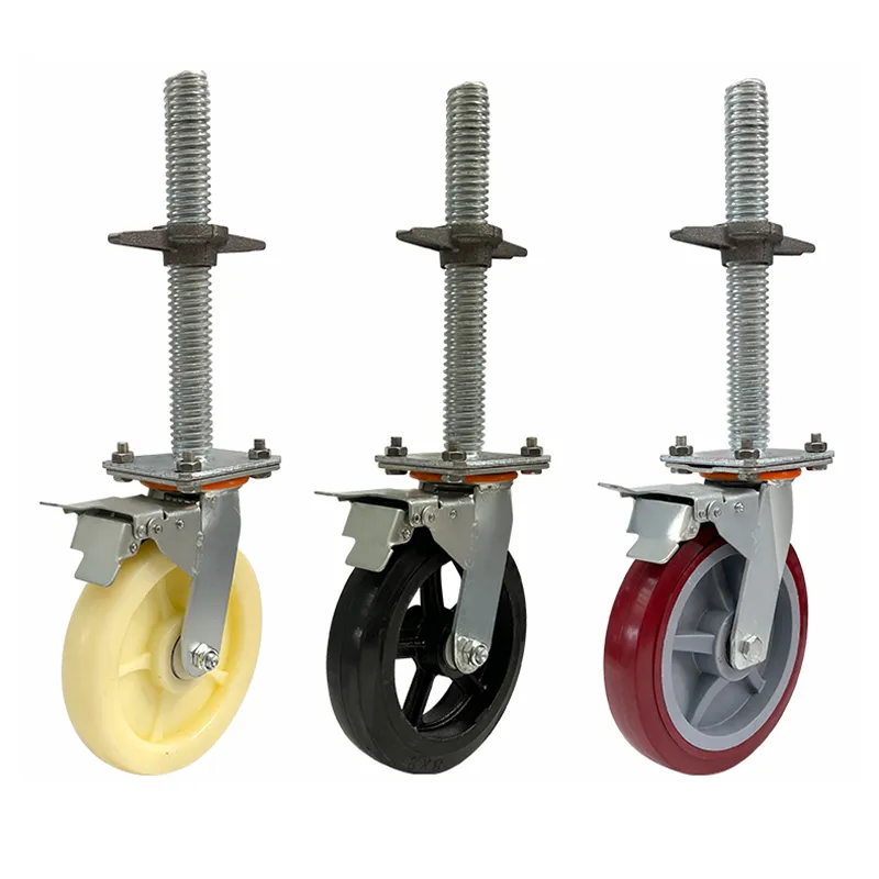 fabricante de ruedas giratorias para andamios de alta resistencia